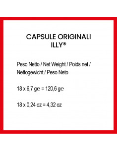ILLY AZZURRO - DECAFFEINATO - 6x18cps