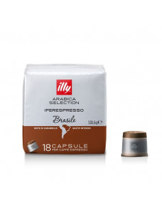 18 capsule ORIGINALI Illy monorigine Brasile