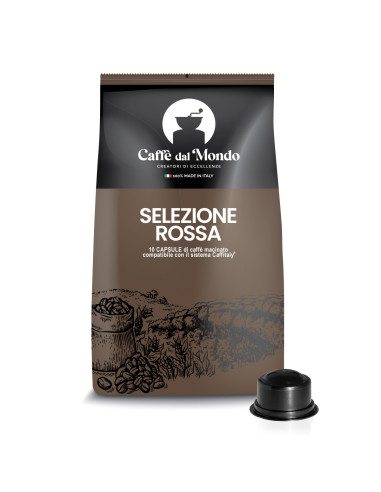 100 CAPSULE COMPATIBILI CAFFITALY SELEZIONE ROSSA