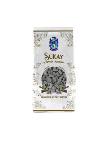 Caramelle Sukay gommose liquirizia - 175gr