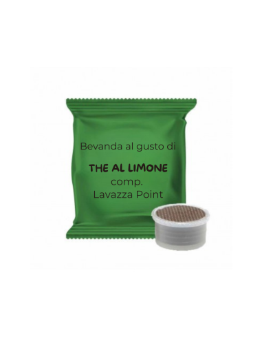 50 CAPSULE COMPATIBILI LAVAZZA ESPRESSO POINT THE AL LIMONE