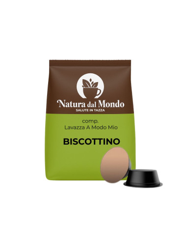 100 CAPSULE COMPATIBILI LAVAZZA A MODO MIO BISCOTTINO
