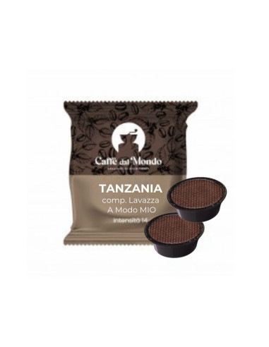 100 CAPSULE COMPATIBILI LAVAZZA A MODO - MONORIGINE TANZANIA BUKOBA