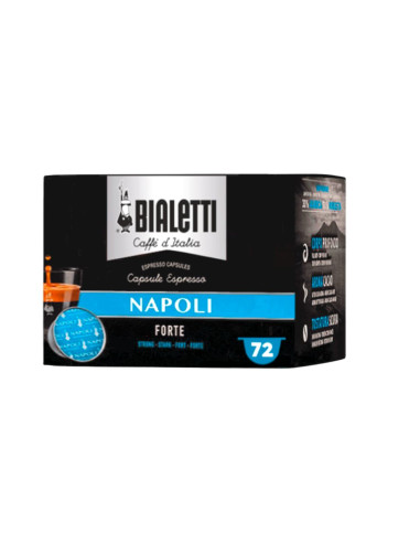 Multipack Napoli Bialetti - 72 capsule