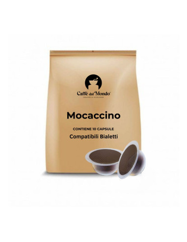 100 CAPSULE COMPATIBILI BIALETTI MOCACCINO