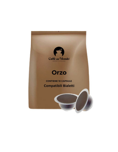 100 CAPSULE COMPATIBILI BIALETTI CAFFÈ D'ORZO