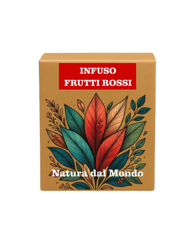Filtri Piramidali seta INFUSO FRUTTI ROSSI 2,5 gr - 12 pz