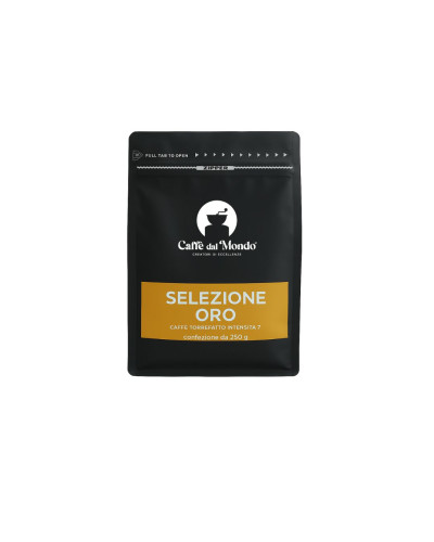 Caffè in Grani (anche macinato al momento)- Selezione Oro Caffe dal Mondo - 250gr
