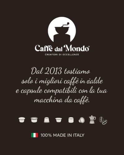 Caffitaly compatibili  - Caffè dal Mondo GINSENG - 50 cps