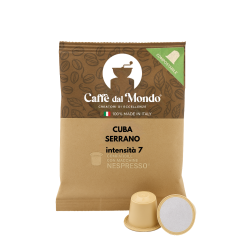 10 capsule compatibili Nespresso Caffè dal Mondo Monorigine Superior Serrano Lavado